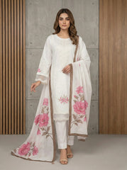 Elegant White 3PC Suit
