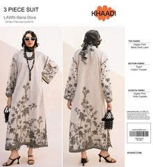 KHAADI PRINT LAWN 3 PIECE