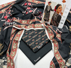 KHAADI PRINT LAWN 3 PIECE