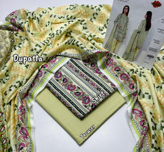 KHAADI PRINT LAWN 3 PIECE