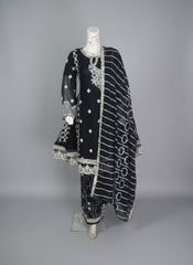 Full Fancy Embroidered 3PC Frock Suit