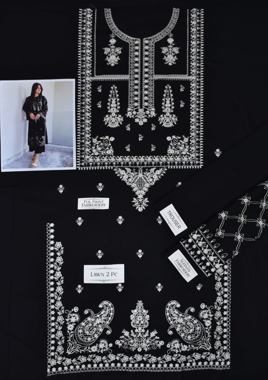 MARIA B LAWN 2 PIECE (6 COLORS)