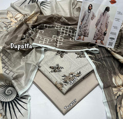 KHAADI PRINT LAWN 3 PIECE