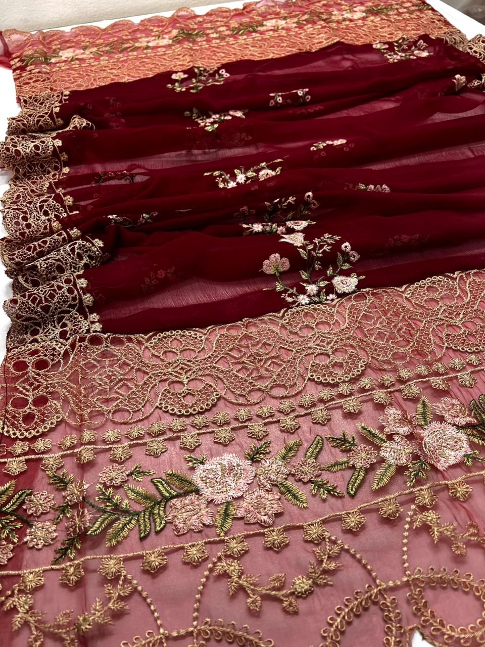 KAFH BRAND LAWN 3 PIECE SUIT