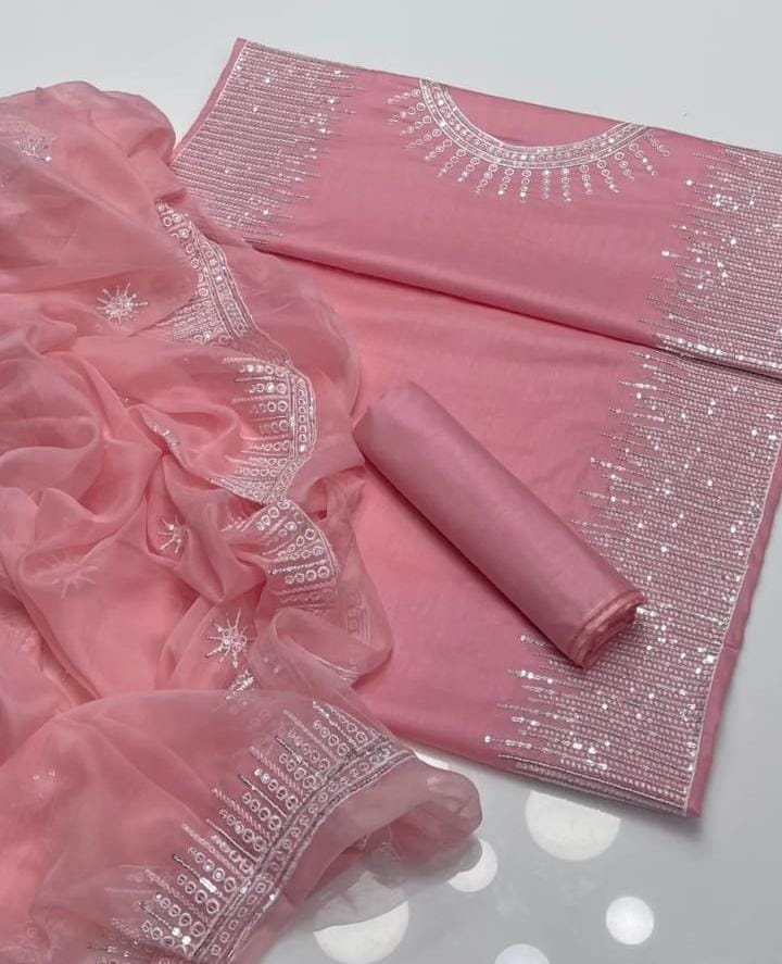 LAAJ SEQUINS EMBROIDERED LAWN 3PC COLLECTION