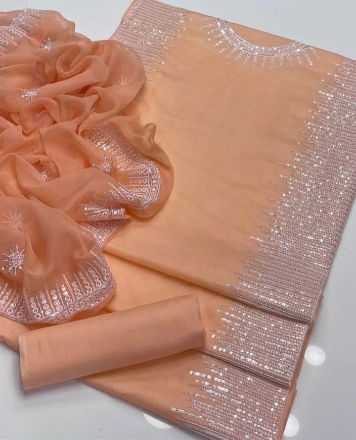 LAAJ SEQUINS EMBROIDERED LAWN 3PC COLLECTION