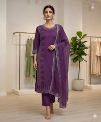 LAAJ SEQUINS EMBROIDERED LAWN 3PC COLLECTION