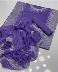 LAAJ SEQUINS EMBROIDERED LAWN 3PC COLLECTION