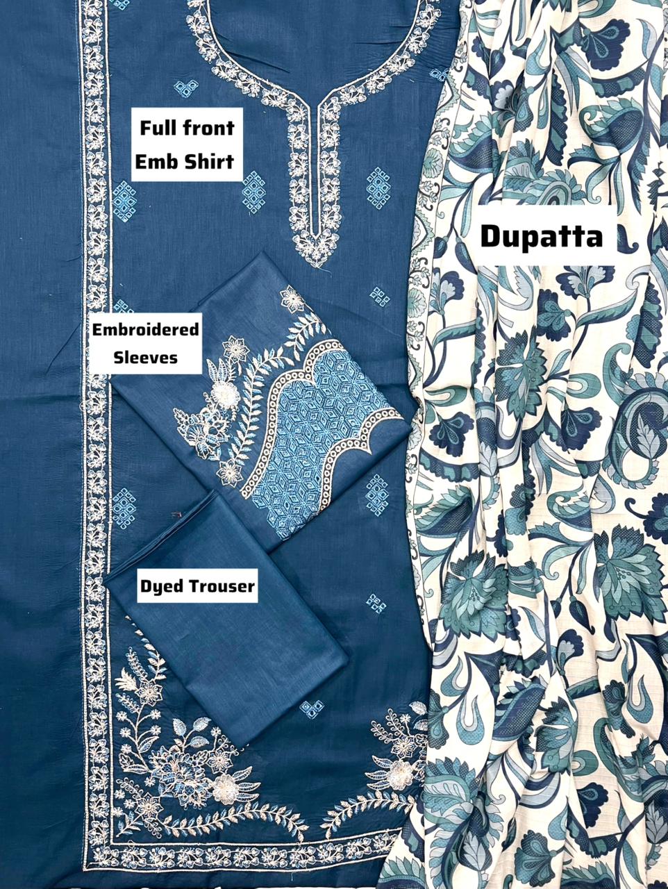 IZEL LAWN SUIT 3 PIECE