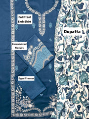 IZEL LAWN SUIT 3 PIECE