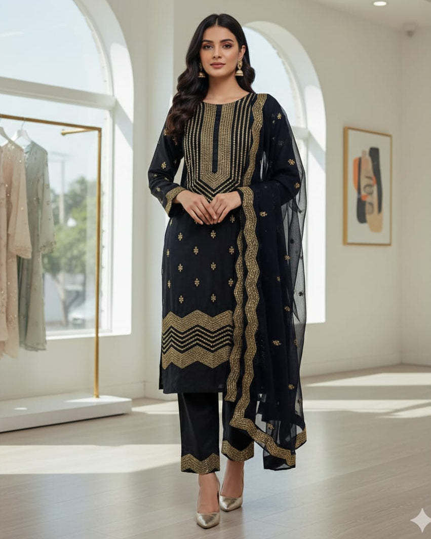 LAAJ COTTON/LAWN HIT COLLECTION 3 PIECE