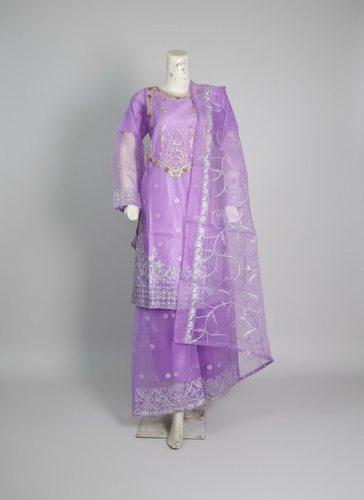 Argenza Fabric with Embroidery 3PC