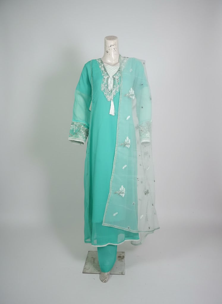 Fancy Mint Green 3PC Suit
